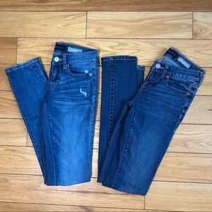 2 pairs of Aeropostale Skinny Jeans Size 000 Long